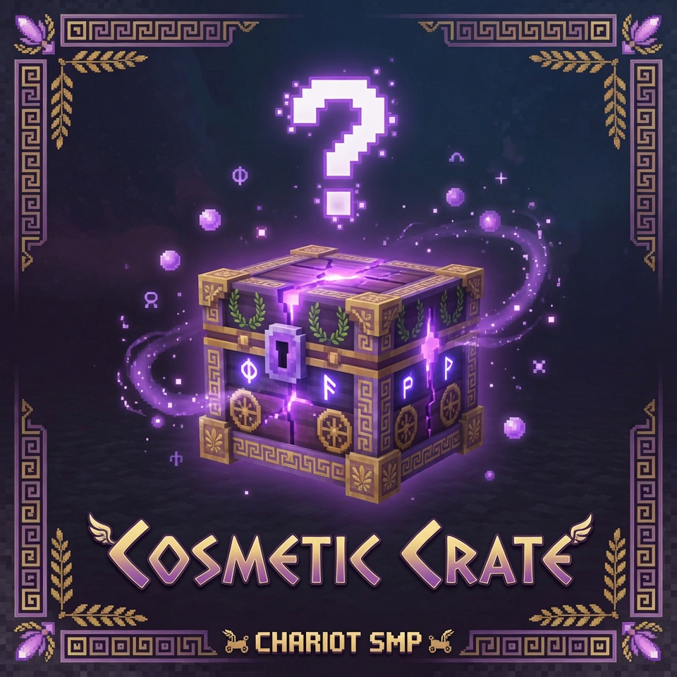 Cosmetic Crate — purple chest with runes